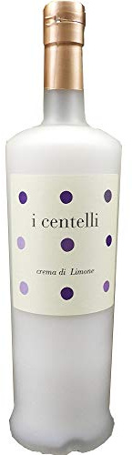 Crema di Limone di Sorrento | I Centelli | Liquore Cremoso ai Limoni Sorrentini | Produzione Alta Qualità Artigianale | Bottiglia 70Cl