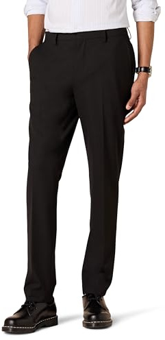Amazon Essentials herr Slim-Fit rynkbeständig stretchklänning byxa