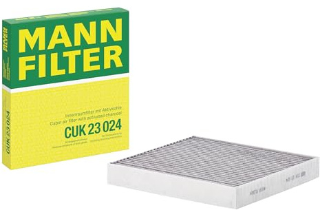 MANN-FILTER CUK 23 024 Filtro de aire de cabina - Filtro de Polen con Carbón activado - para Automóviles + Vehículos de transporte
