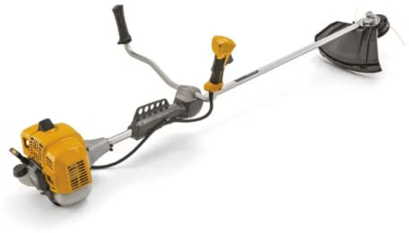 STIGA BC 545 B Benzin-Freischneider - 42,7 cm³ Motor, 45 cm Schnittbreite, Fahrradlenker, Tap&Go-Kopf, 3T-Messer und doppelter Tragegurt inklusive