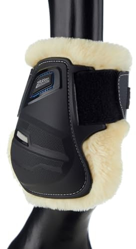 Stübben Hybrid Streichkappen Fleece - schwarz - M