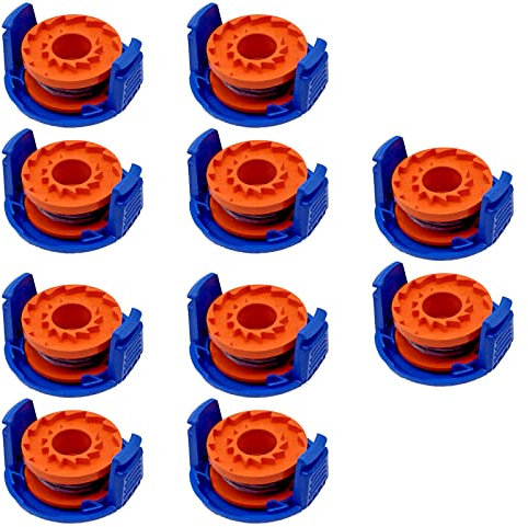 Spool & Line Spool Cover Kit For M*a*c*Al*li*s*t*er MGTP18Li for Garden Grass Lawn Strimmer Trimmer 2.5m Length-10 PCS