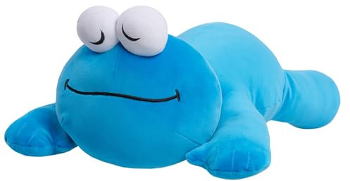 SESAME STREET Just Play Sleepy Plush Friends Krümelmonster, 55,9 cm, Blau, weicher kuscheliger Stoff, Kinderspielzeug ab 0 Jahren