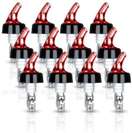 Minismus dosificador vertedor para botellas – Universal – Adecuado por ejemplo para vino, brandy, cócteles y aceite (4 cl)