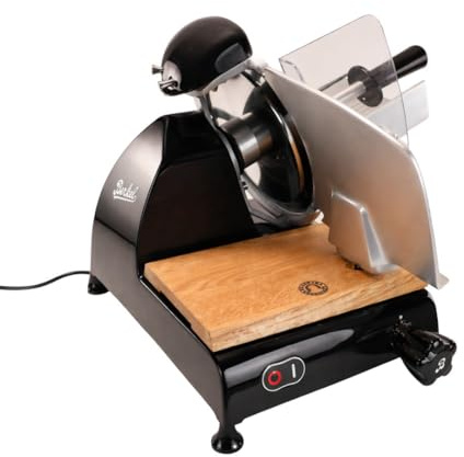 Berkel RL 250 schwarz Profi-Ausschnittmaschine, 250 mm, Aluminium, Schwarz, Weinfassholzbrett, manuell, 52 x 42 x 34 cm, 22 kg