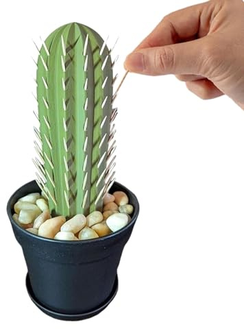 Porte- -dents pour cactus , porte- -dents pour cactus - porte- -dents cactus imprimé en 3D | Pièce décorative créative au design pour boissons, fêtes et