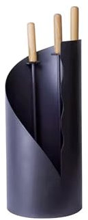 Serviteur de Cheminée 4 Pièces Poignées Bois Sannover