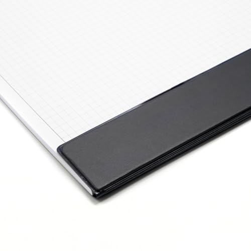 younikat Kantenschutz für DIN A2 Schreibtischunterlage schwarz - az160 | Schutzleiste, wasserabweisend, selbstklebend, für Büro Zuhause Schule Studium Arbeit