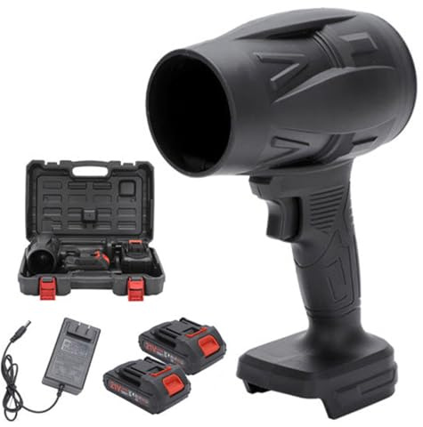 LUCKKY Handheld Powerful Dryer for Car Dust Cleaning, Elektrische Staubgebläse, Turbinenlüftergebläse, Handturbinenauto -Trockner, 130000 U/min Druckluft Compressed Air Duster mit Akku