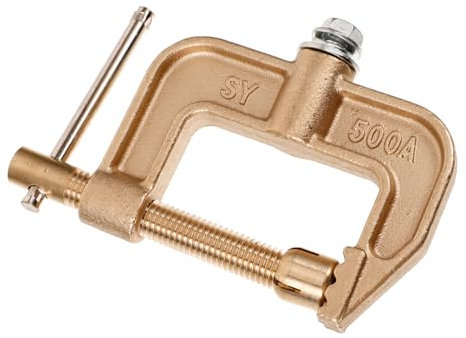 Holibanna Welding Ground Bramp saldatura pinze a pinza regolabile saldatrice morsetti per saldatore massa del morsetto del saldatore morsetto di massa del saldatore rame