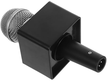 TOYANDONA Microfono Realistico con Bandiera Microfono per Karaoke Giochi Ruolo e Feste Tema