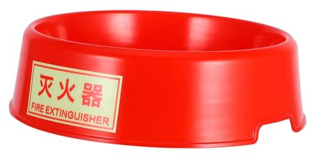 SEWOART Extinguisher Base Stand Plastic Support for Extinguishers Stable Non-tip Storage Holder with Easy Installation and Fire-resistant Design for Home and Workplace Safety