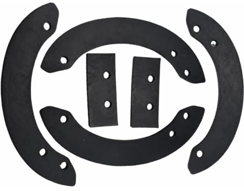 06720-V10-030 Rubber Paddles for HS520 HS720 Snowblower Snow Blower, Replacement for Honda OEM