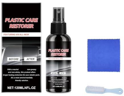 Geavonyg Rénovateur De Plastique Revitalisant Revêtement Longue Durée pour Caoutchoucs Voiture À Neuf Nettoyant Détail Automobile Pulvérisateur Revêtement en Céramique