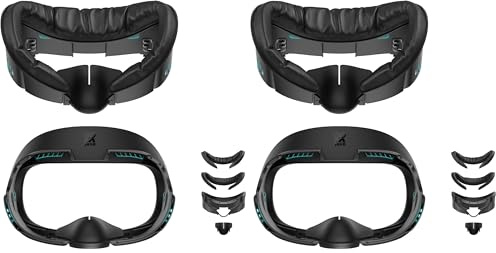 AMVR FC1 Almohadilla para Cubierta Facial Interfaz Facial Compatible con Accesorios Meta/Oculus Quest 3, NO Compatible con Meta Quest 3S (Paquete de 2)