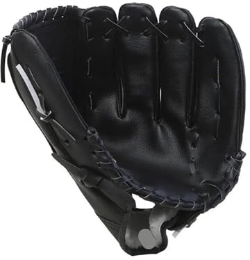 Basebollhandske basebollhandske, softball träningsutrustning, storlek 10,5/11,5/12,5, vänster hand, ungdom, vuxna, utomhusträning, sport
