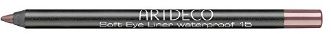ARTDECO Soft Eyeliner Waterproof - Cremiger Kajalstift wasserfest, langanhaltender Eye Liner mit hoher Deckkraft - 1 x 1,2 g