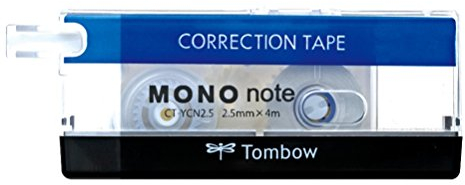 Tombow Korrekturband MONO Note [Standard] W 2,5 mm ~ 4 m CT-YCN2,5 (Japan Import)