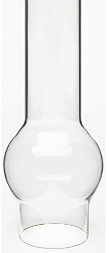 DELITE Glaszylinder Matador 20''' transparent, Aussendurchmesser unten 64,2 mm, Oben 48,1 mm, Innendurchmesser unten 62 mm, Höhe 282 mm, für Petroleumlampen H1e, Loggia und andere Lampen