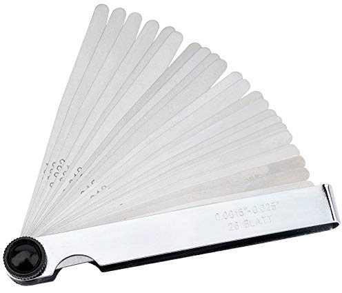 Draper 26 FB 26-blade Imperial spessimetro set, blu