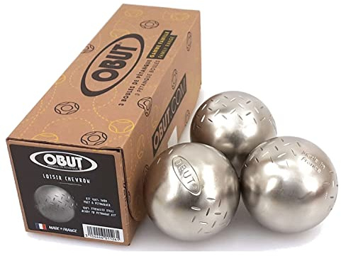Obut - 3 bocce in acciaio inox