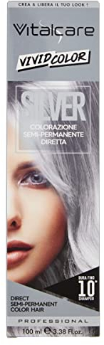 Vitalcare | Vivid - Tinta Colorante Argento per Capelli Idratati e Luminosi,