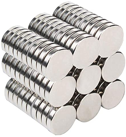 Fabur 70pz Neodimio Imán para Frigorífico Puerta, Imanes de Nevera para Pizarra DIY Manualidades Pasatiempos Oficina Multiusos (10 * 2mm)