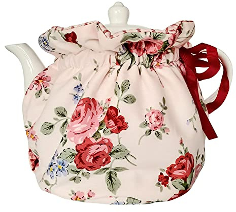 Teekanne Cozies, Baumwolle Vintage Floral Teekanne Staubabdeckung Tee Cosy, Küche Home Dekorative Teekannen Gemütlich mit Isolierung Pad für Hausfrau, Freund, Mama (Farbe #21)