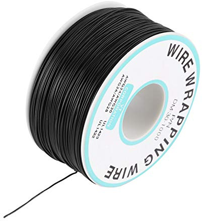 30AWG Single-Litzen-Draht 0,25 mm gewickelter SingleLitzen-Draht 250 Meter schwarzes Kabel