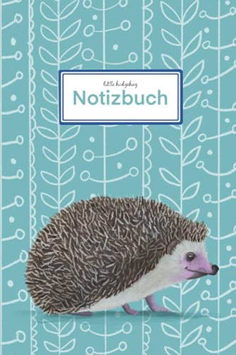 Notizbuch: 120 linierte Seiten - Reisejournal Organizer Tagebuch Notizheft Notizblock Bullet Journal Illustration couchart: Igel