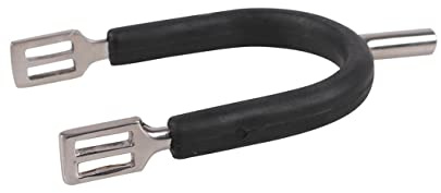ARBO-INOX Kronenrandsporen mit Kautschuk Edelstahl Damen Sporenriemen (30 mm)