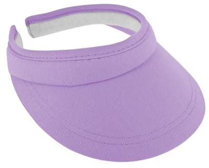 fiebig Visor | Schattenspender für das Gesicht | Clipvisor in One Size | In vielen Farben aus 100% Baumwolle | Sommerkappe mit Frotteeband Innenfutter | Sonnenschutz Schirmcap | Sommersonnenschutz, offenes Design hinten, praktischer Sonnenschutz, bequemes Sonnenvisier für den Sport, 100% Baumwolle