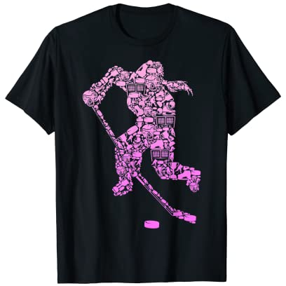 Eishockey Eishockeyspielerin Mädchen Damen T-Shirt