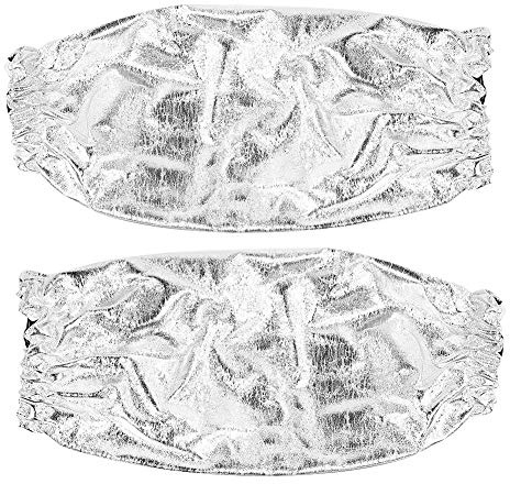 1000-Grad-Hitze, Folie, Feuerfeste, überärmelige Aluminium-Armschutz-Schutzhandschuhe