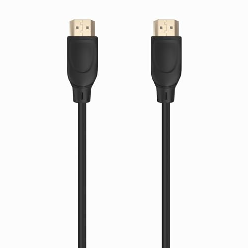 AISENS - A120-0721 - Cable HDMI V2.0 Premium Alta Velocidad/Hec 4K@60Hz 18Gbps, A/M-A/M, Negro, 0.5M