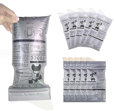 12 Stück Urinbeutel 700ml Einweg-Urinbeutel Tragbare Natursekt Beutel Toiletten Super Saugfähig Tragbarer Urinflaschen für Männer mit Gel,Notfalltoiletten fürs Auto dür Frauen dür Unterwegs Männer