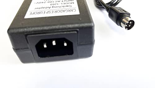 Cargador ESP Ladegerät Netzteil Adapter 12V 6A 4 Pin Kompatibel mit Ersatz für FANTEC QB-35US3-6G Ersetzt Ladekabel Netzadapter Netzkabel Replacement