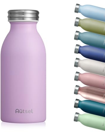 Stainless Steel Water Bottle 350ml, Double Wall Vacuum Insulated, BPA-Free | Leakproof, Lightweight Sports Flask, Keeps Drinks Hot & Cold, Ideal for Gym, Travel, Hiking and Daily Outdoor Use