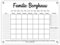LAUBLUST Personalisierter Acrylglas Wandkalender - A2, A3, A4 Format | Familienplaner mit Familienname & Wunschtext - Großer Wochenplaner & Monatsplaner als Familienkalender | Jahresplaner abwischbar