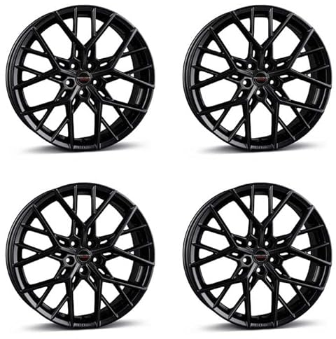 4x Borbet Felgen BY 8.0x18 ET30 5x112 black matt kompatibel mit Seat Alhambra Altea Ateca Exeo Leon Tarraco