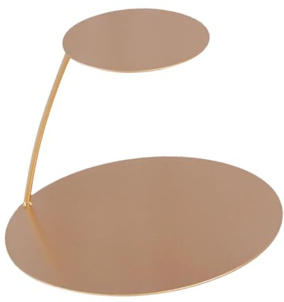 perfk Supporto per Torta in Ferro Artistico Supporto per Torta a Strati Supporto per espositore per Torta Decorativo per Matrimonio a 2 Livelli per, m