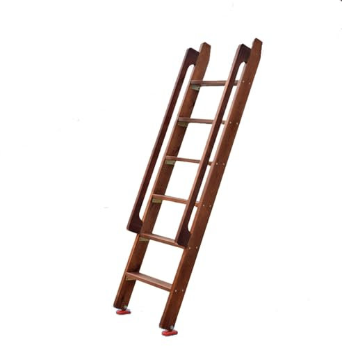 Wooden Bunk Bed Ladder for Dorms Bedrooms Apartments Brown Small Step Ladder for Loft Beds & Bunk Beds in Hotels