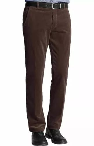 Men's Classic Corduroy Cord Trousers Cotton Formal Casual Smart Big Plus Office Belt Pockets Trouser Pants