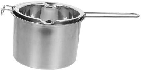 Holibanna 1set Stainless Steel Melting Pot Candle Making and Chocolate Double Boiler Outer Pot for Butter Cheese and Melting Convenient Kitchen Tool