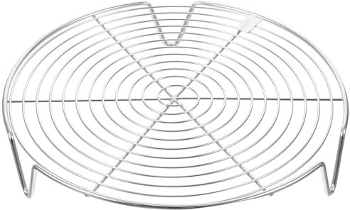 ELAYARD Stainless Steel 304 Steamer Plate 22cm Diameter Metal Steaming Rack for Pressure Cooker and Rice Cooker Kitchen Accessory Vegetable Steamer Basket