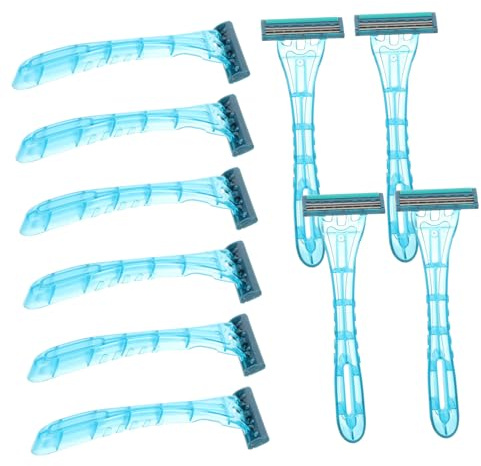 WEKADRIN Einwegrasierer aus Edelstahl 20 Stück mit Benutzerfreundlichem Design Vielseitiger Körperrasierer für Männer und Frauen für Persönliche Reisen und Hotels