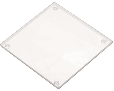 GLOREX Dessous de Verre, Transparent, 95 x 95 mm