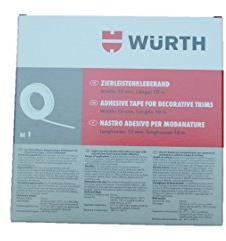 Würth Modanature Nastro Adesivo | Larghezza 12 mm/Lunghezza 10 M