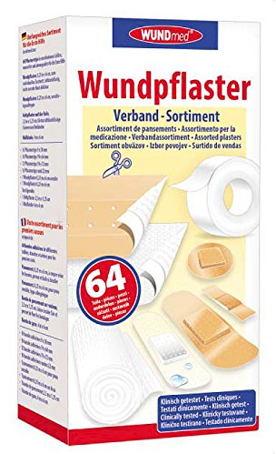 Wundmed Wundpflaster Verband Sortiment 64 Teile