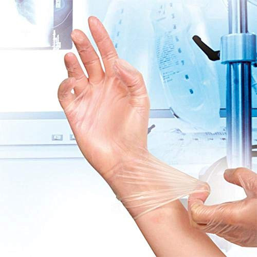 Einweg-Handschuh Vinyl, IDEAL, für Allergiker, puderfrei, Länge 24cm, Größe XL, Weiß, 100 Stück